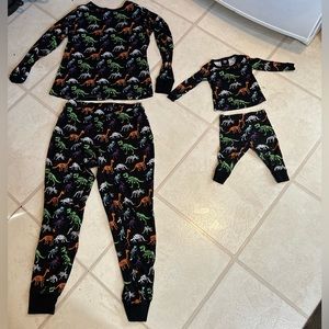 Mom and toddler matching pajamas